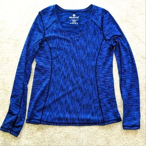 Velocity V-neck Top / Long sleeve Athletic Tee